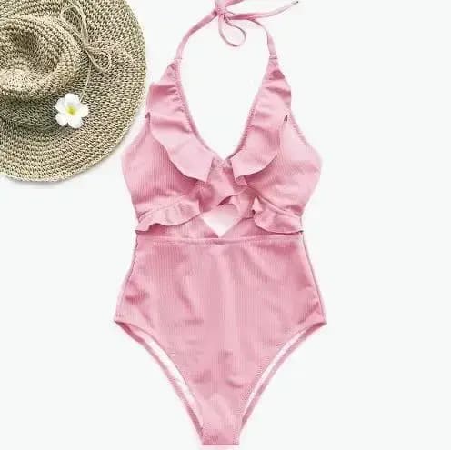 Maillot De Bain une pièce à volants