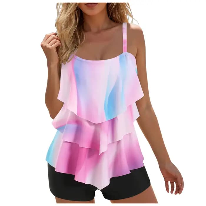 Ensembles de bikinis taille haute pour femmes