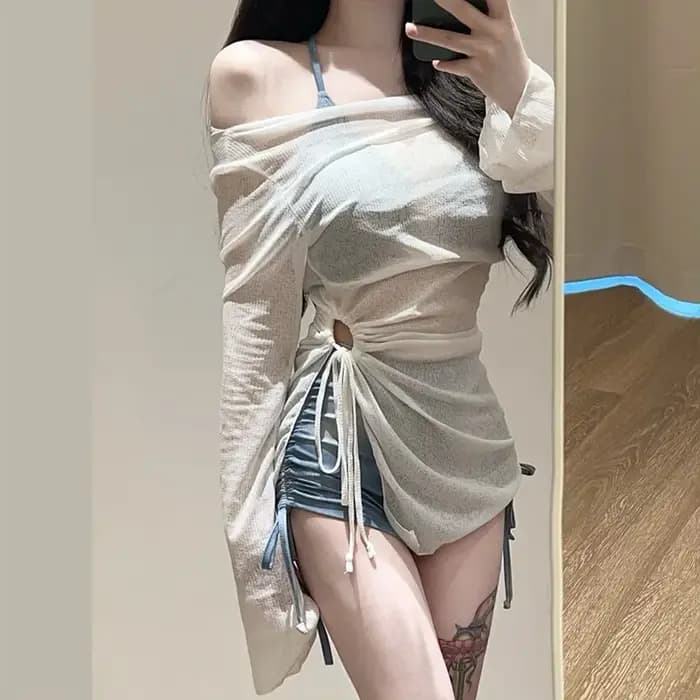 Ensemble trois pièces de maillot de bain pour femme