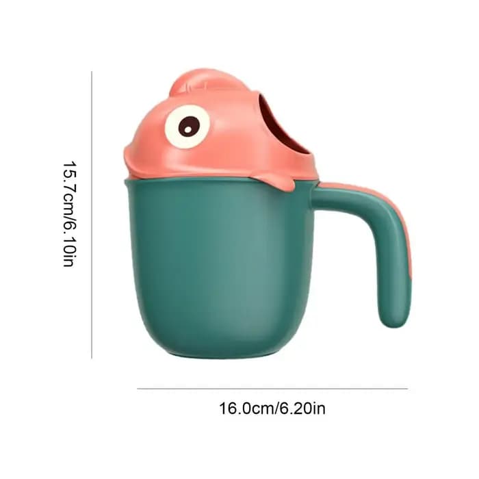 Gobelet de rinçage pour bébé durable en forme de poisson-clown