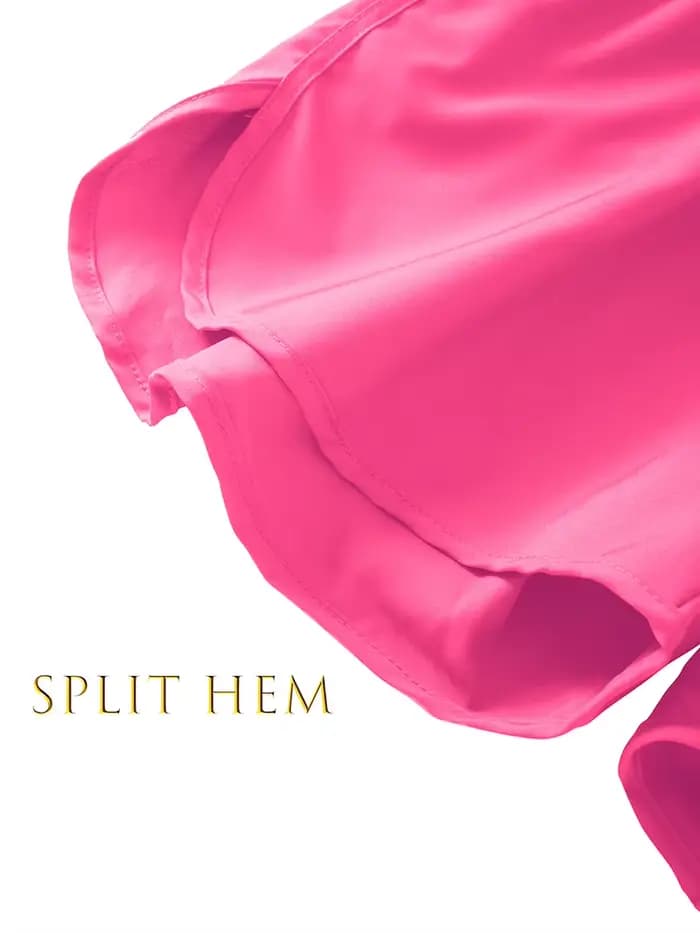 Short de plage pour femmes, vacances d'été, décontracté, séchage rapide, avec ourlet fendu, vêtements de plage, maillot de bain