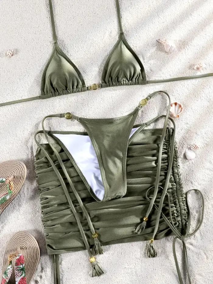 2025 Triangle Bikini Micro tongs maillot de bain femmes deux pièces costume maillots de bain bandeau maillot de bain Sexy Biquini brésilien maillots de bain