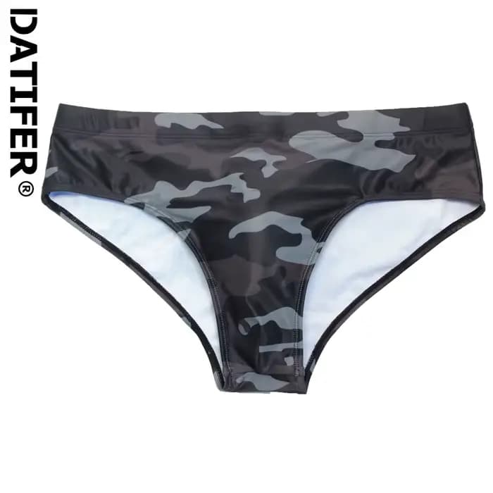 Datifer hommes Shorts bas Sexy réglages taille hommes slip de bain maillots de bain Shorts plage maillot de bain multicolore maillot de bain