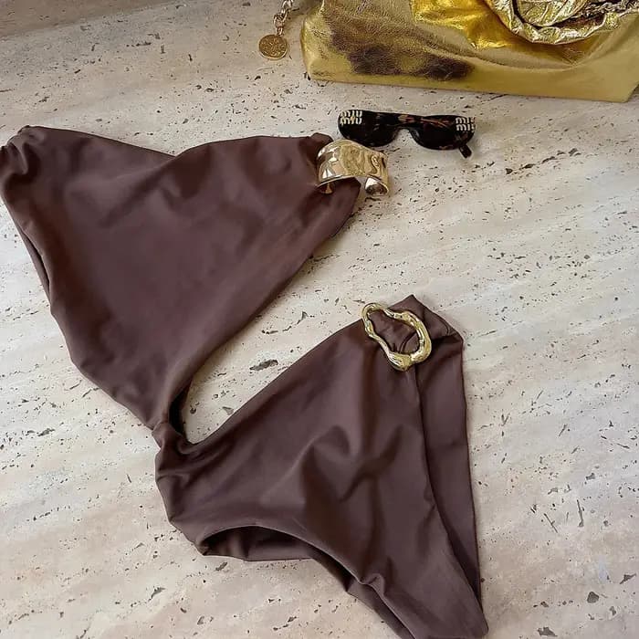 Une épaule 2025 Sexy femmes une pièce maillot de bain