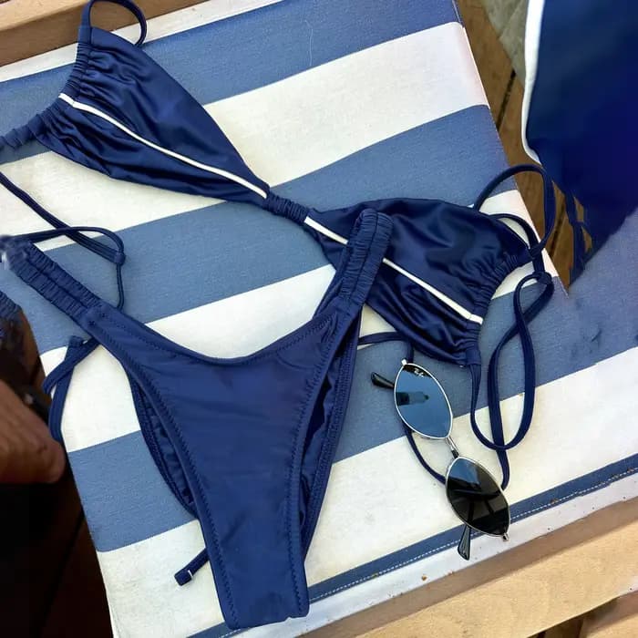 Maillot de bain sexy et brillant pour femmes