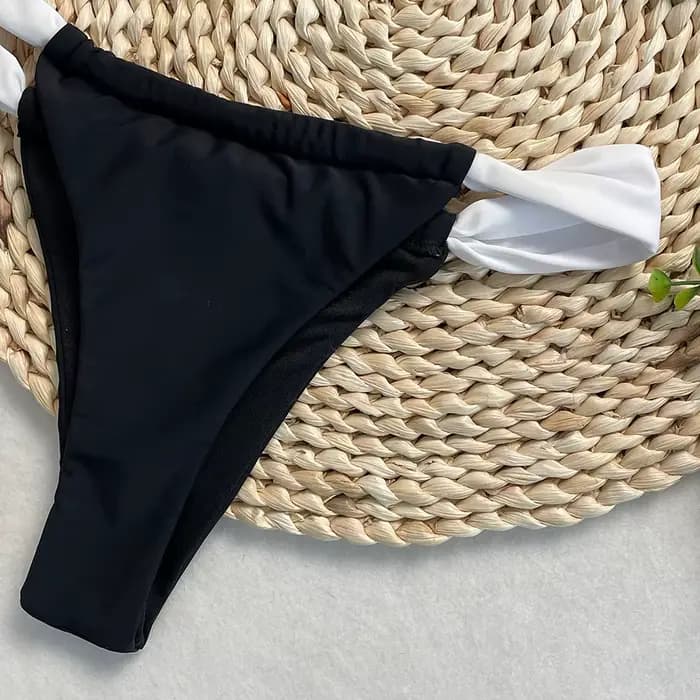 DEBAIOR noir Bikini Sexy Micro Mujer Bikini ensemble femmes maillots de bain maillot de bain pour femme brésilien Biquini maillot de bain solide maillots de bain