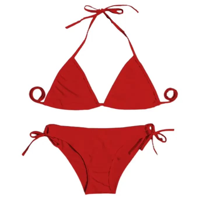 Femmes string Bikini ensemble Sexy maillot de bain Style bandeau