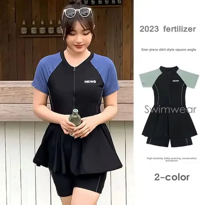 Maillot de bain professionnel une pièce amincissant pour femme, grande taille, gain de poids, sport, conservateur, été, nouveau, 2023
