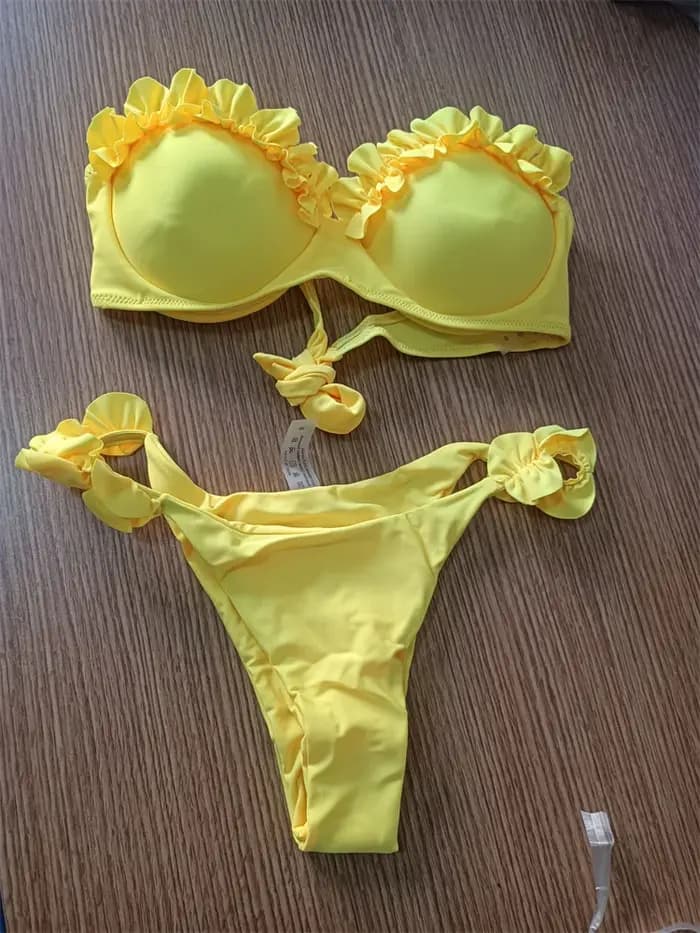 Maillot de bain sexy imprimé animal léopard