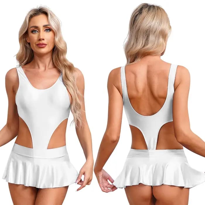 Maillot de bain brillant pour femmes