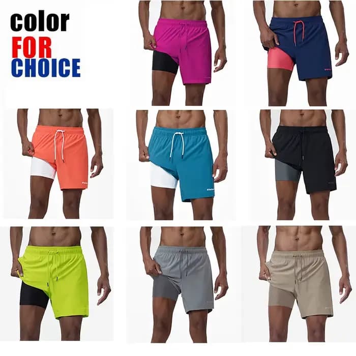 Le dernier short de bain homme doublure respirante 2 in1