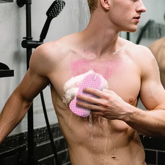 Éponge de bain douce et réutilisable pour la douche, adaptée aux enfants, femmes enceintes et adultes, pour la salle de bain et la baignoire