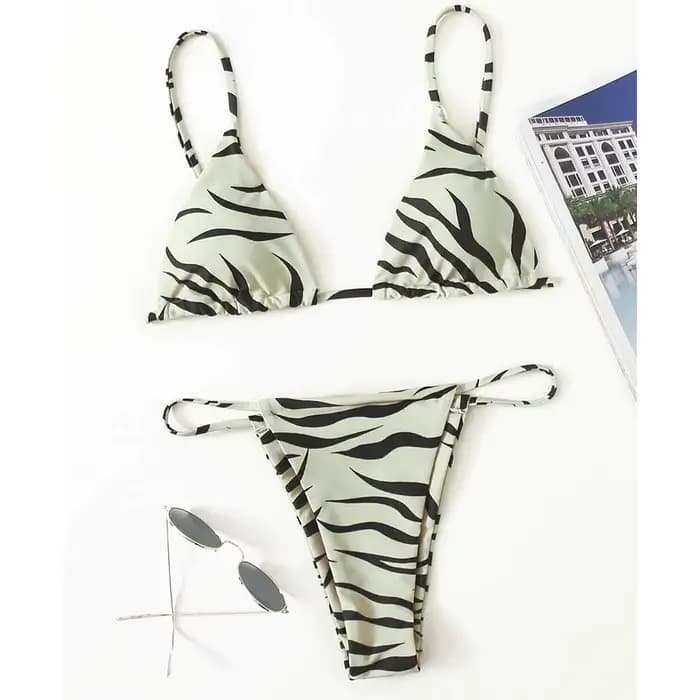 Bikini zèbre sexy 2026, maillot de bain femme, vêtements de bain féminins, mini string bikini, ensemble de bikinis d'été, vêtements de plage, maillot de bain
