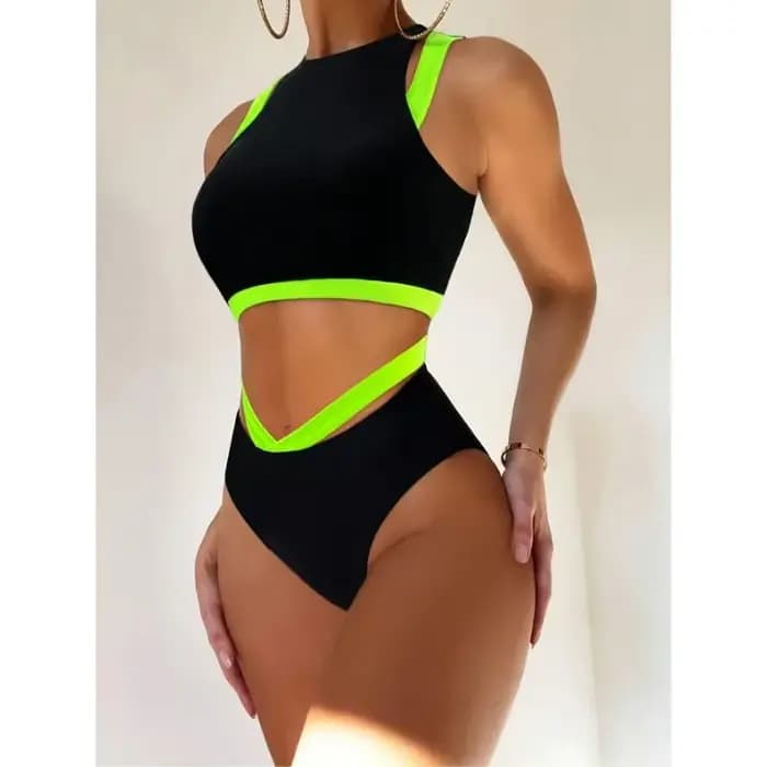 Ensemble Bikini deux pièces maillot de bain femmes avec maillots de sport femme