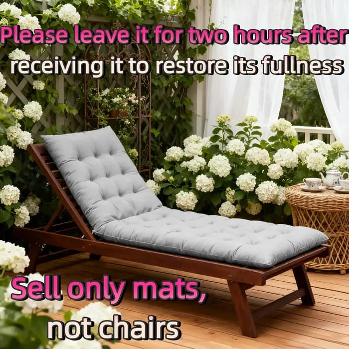 Coussin de chaise longue d'extérieur respirant et rafraîchissant