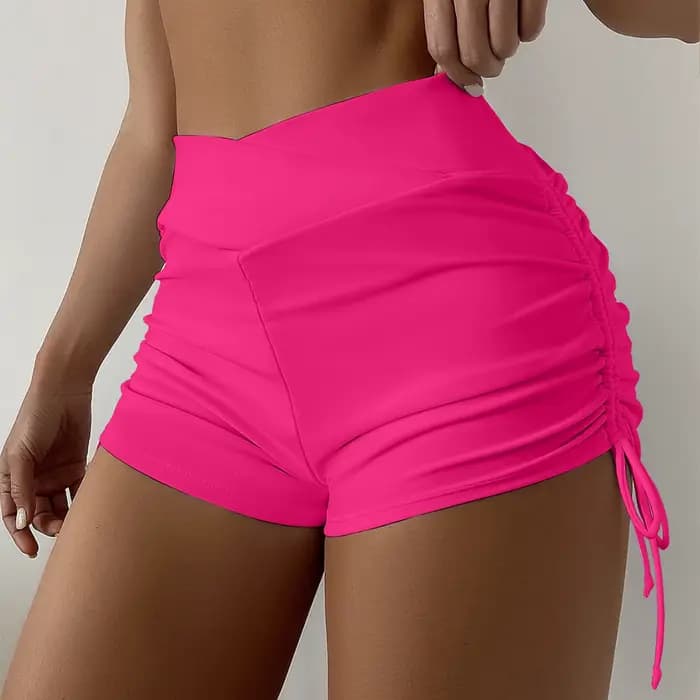 Pantalon court femme Bikini maillot de bain bas de maillot de bain réglable côté cravate maillot de
