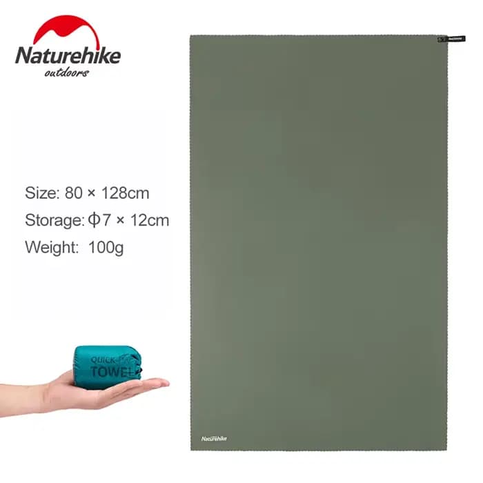 Naturehike – serviette de bain absorbante à séchage rapide