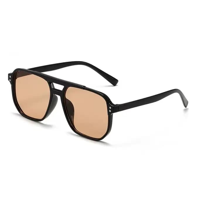 Lunettes de soleil carrées punk anti-UV, protection des yeux pour la plage, lunettes noires, accesso