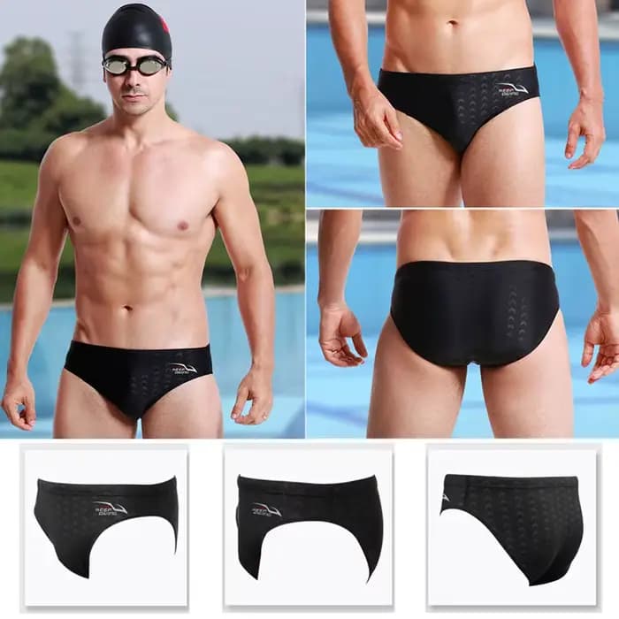 Garçon professionnel peau de requin maillot de bain compétition Boxer slips hommes Sport troncs Shorts maillots
