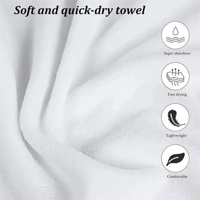 Serviette de plage en polyester à séchage rapide