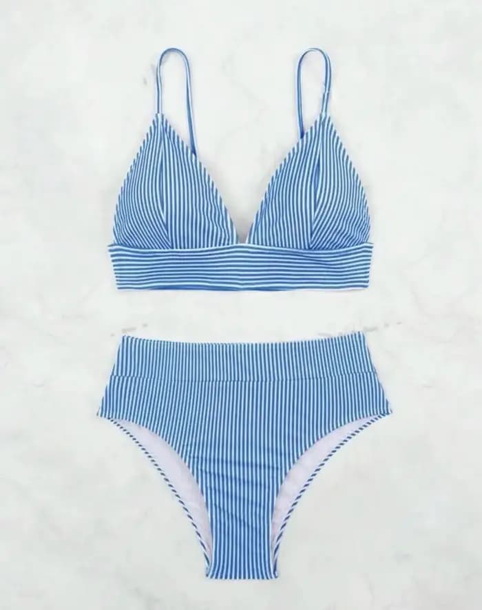 Bikinis triangle 2026, maillot de bain à bretelles taille haute, maillot de bain sexy à rayures pour femmes, vêtements de bain féminins, maillots de bain, vêtements de bain