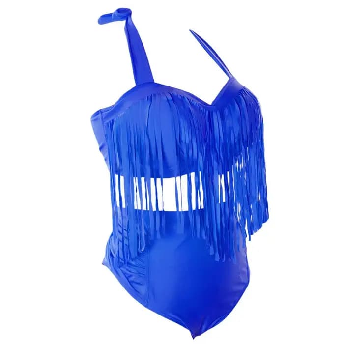 Bikini à franges imbibé