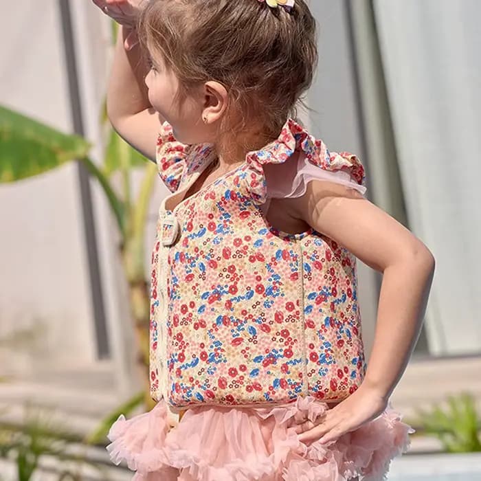 Printemps et été nouveau maillot de bain pour bébé gilet de protection solaire unisexe enfants aide à la natation vêtements de flottabilité
