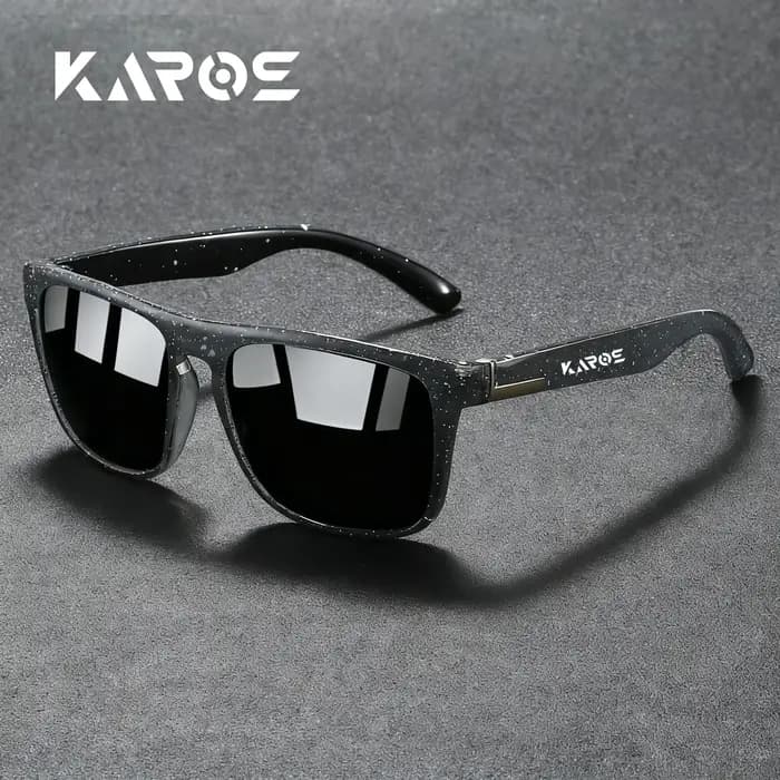 KAROS Lunettes de soleil polarisées de style rétro avec filtre UV400