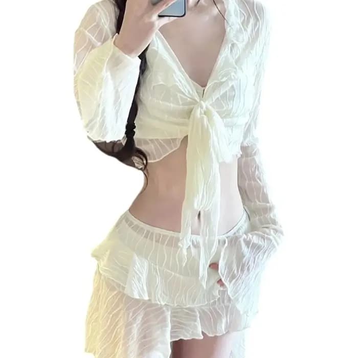 Maillot bain 4 pièces pour femmes