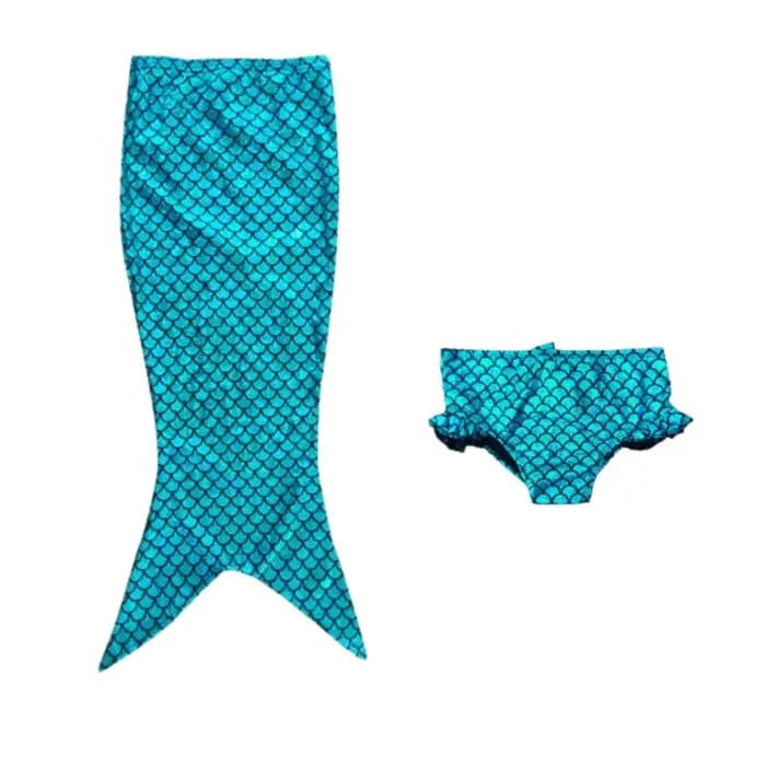 Maillot de bain cosplay sirène, costumes de queue de sirène, vêtements de bain avec short, à utiliser avec des ailerons