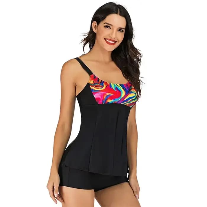 Maillot de bain deux pièces imprimé