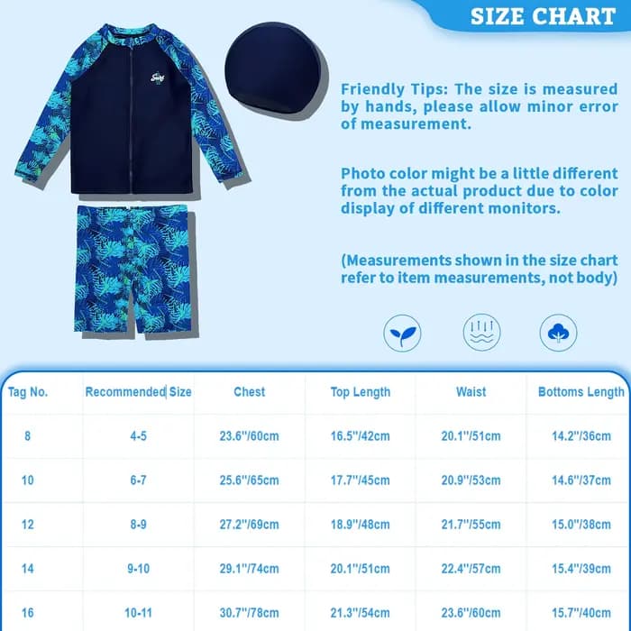Maillot de bain à manches longues pour enfants, protection solaire pour garçons, haut à fermeture éclair avec short, chapeau anti-éruption, combinaison de plage, piscine, bain trempé