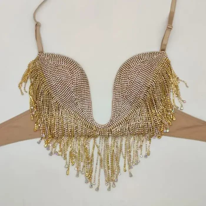 Maillot de bain avec strass, sexy, Bikini, avec pompons, pour les femmes, vêtements de plage, nouvelle collection, 2020