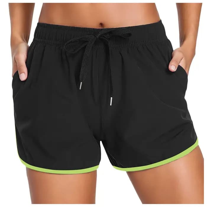 Shorts de bain pour femmes, shorts de sport à séchage rapide, shorts de bikini d'été, shorts de sport aquatiques, shorts de gym pour femmes