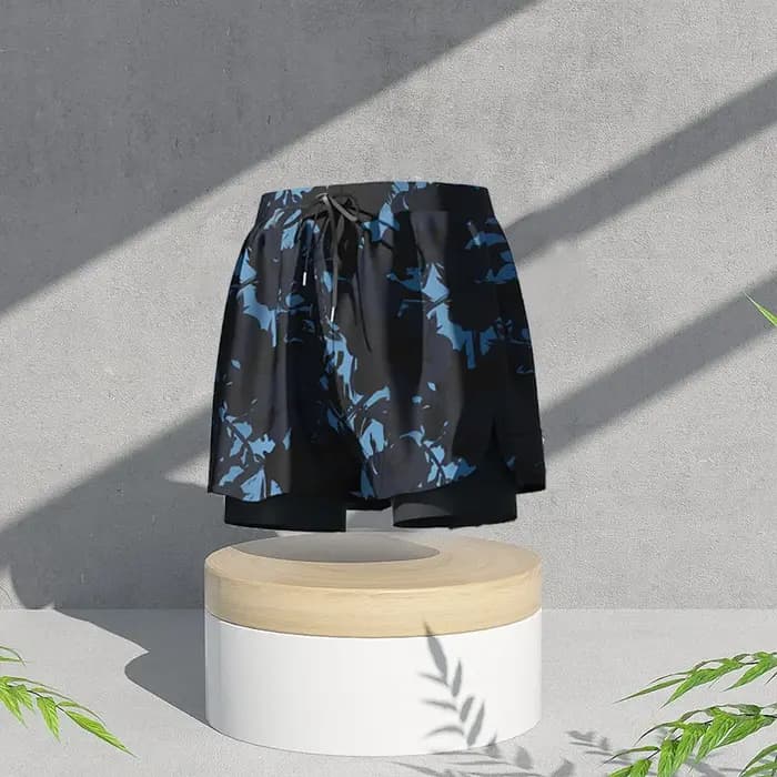 Maillot de bain deux pièces pour hommes, grande taille, angle plat, faux, Anti-embarras, imprimé, sport, short de natation, printemps chaud, nouvelle collection