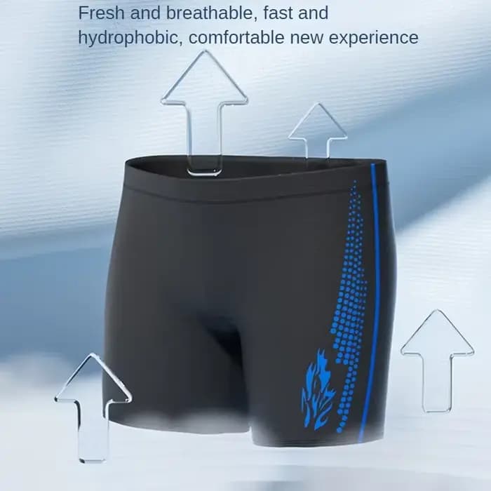 Maillot de bain taille haute respirant pour homme