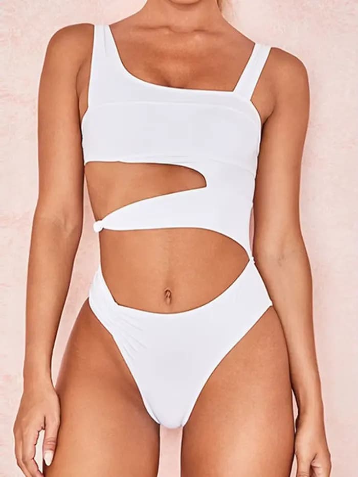 Maillot de bain une pièce coupe sexy pour femme
