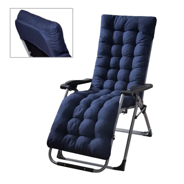 Coussin de chaise longue inclinable pour patio