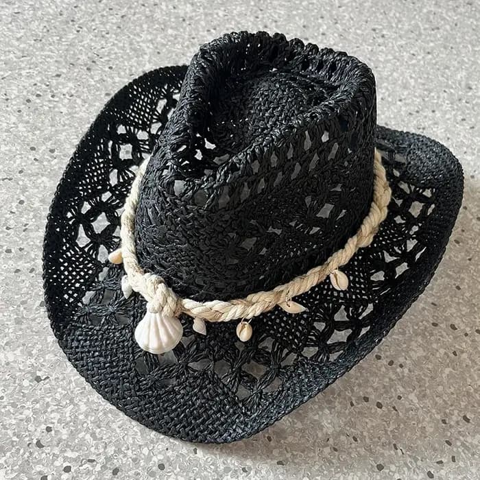 Chapeau de soleil vintage 2026 style bohème en paille pour femme et homme