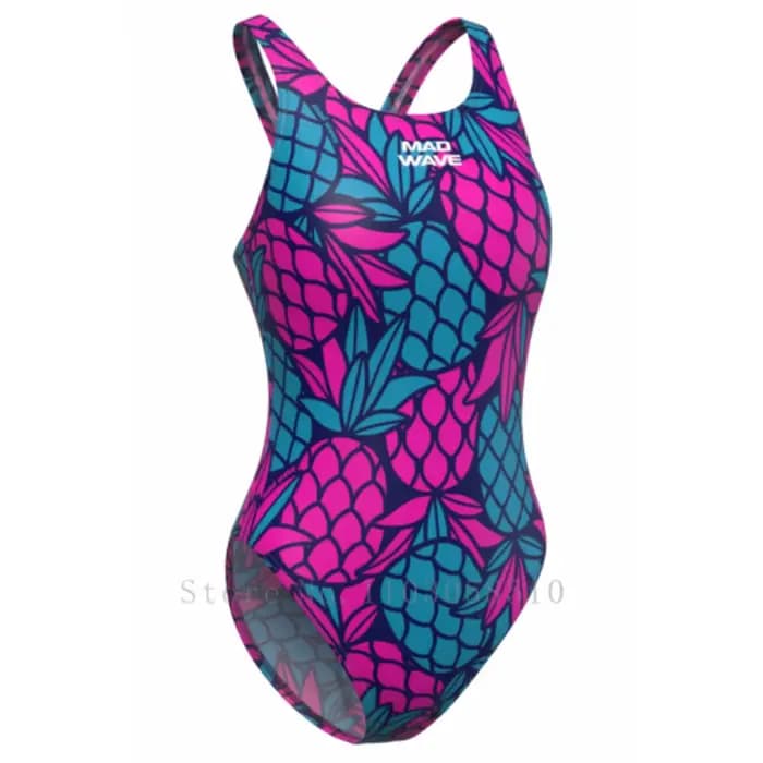 Mad wave Triathlon entraînement maillot de bain femmes croisé dos une pièce décontracté plage