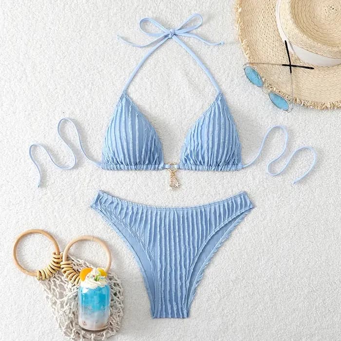 Bikinis sexy à volants 2026 Maillot de bain pour femmes Nouveau ensemble de bikini