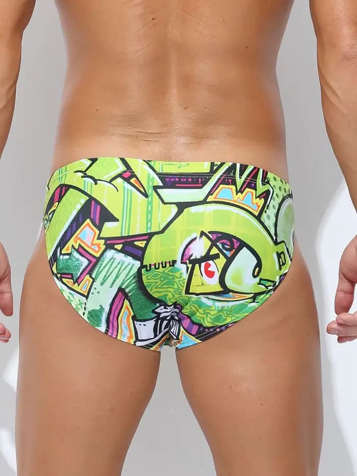 Maillot de bain homme, slip de bain sexy, bikini homme, imprimé léopard, tenue de plage, short de piscine, short de bain pour bronzer, sous-vêtements homme