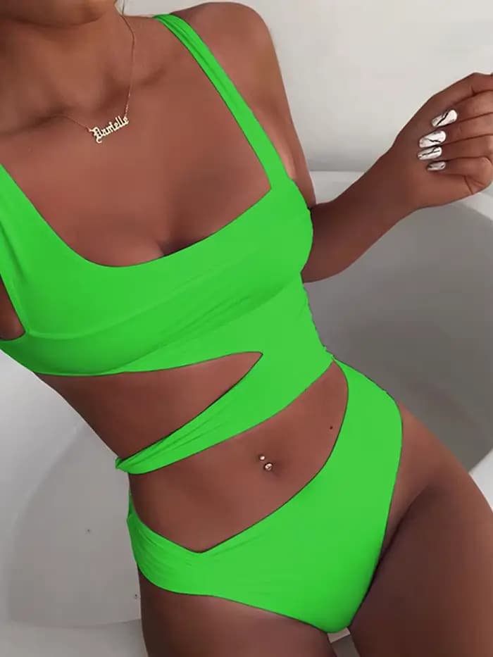Maillot de bain une pièce coupe sexy pour femme