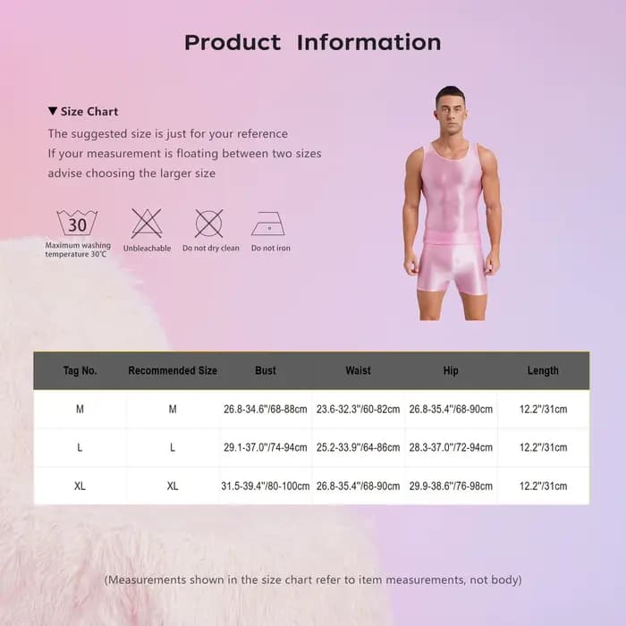 Maillot de bain brillant pour hommes