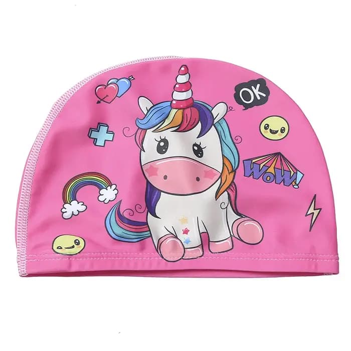 Bonnet de natation en tissu élastique pour enfants, chapeau de protection des oreilles, casquettes de natation, sports aquatiques, garçons et filles