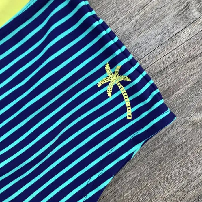 Nouveaux hommes enfants maillot de bain enfants rayé short de bain bébé garçons short de plage garçon pantalons maillots de bain enfants maillot de bain 2-12 ans