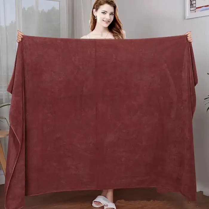 Serviette de bain en microfibre épaisse de haute qualité, super grande absorption et séchage rapide,