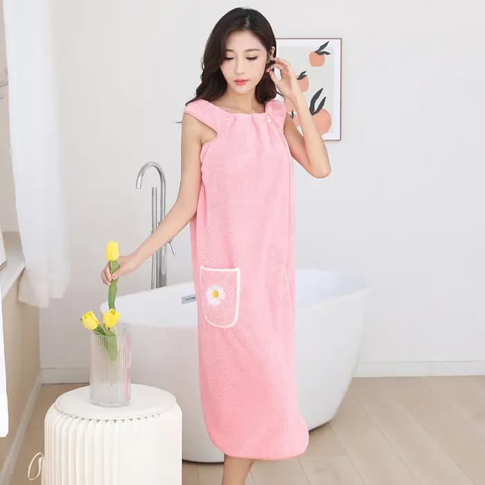 Serviette de bain en microcarence pour femmes, longue longueur, douce, portable, spa de douche pour adultes, serviettes de plage, salle de bain