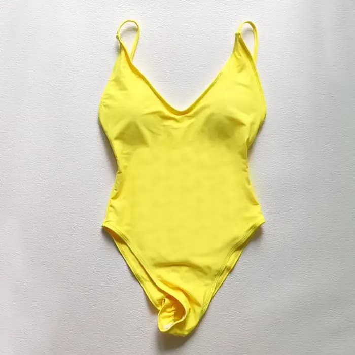 Sexy rembourré solide maillot de bain femmes une pièce maillot de bain 2025 nouveaux Bikinis maillots de bain été grande taille maillots de bain maillot de bain S-3XL