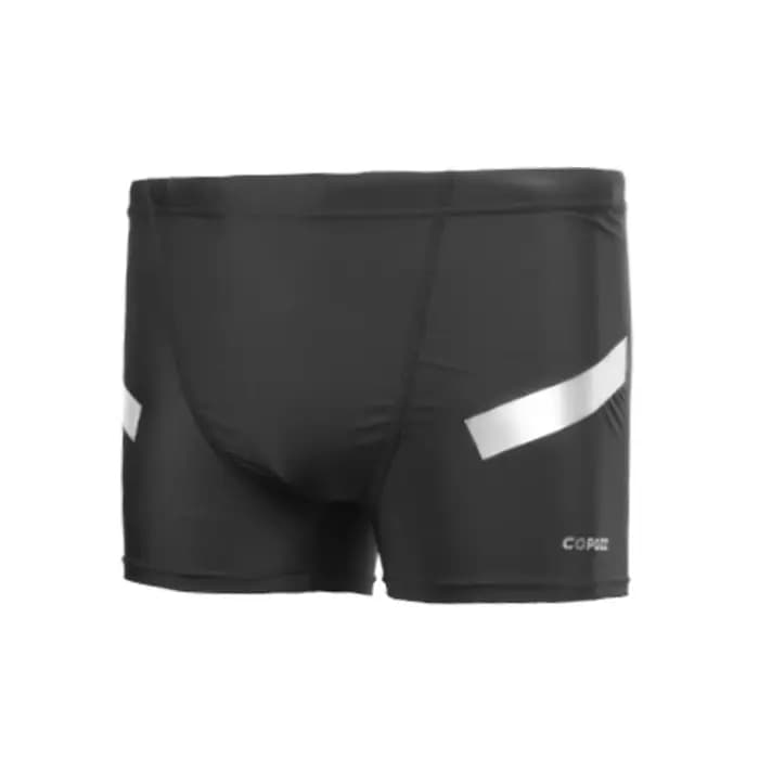 COPOZZ hommes peau de requin hydrofuge maillot de bain de longueur courte et cinq-quarts